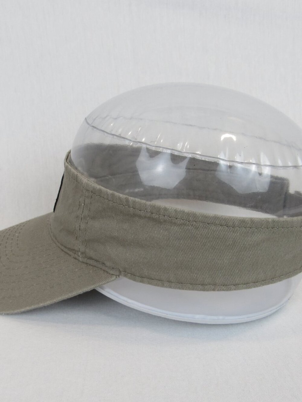Red River Rivalry Texas Longhorns vs Oklahoma University Sooners OC Visor Khaki - Picture 2 of 7